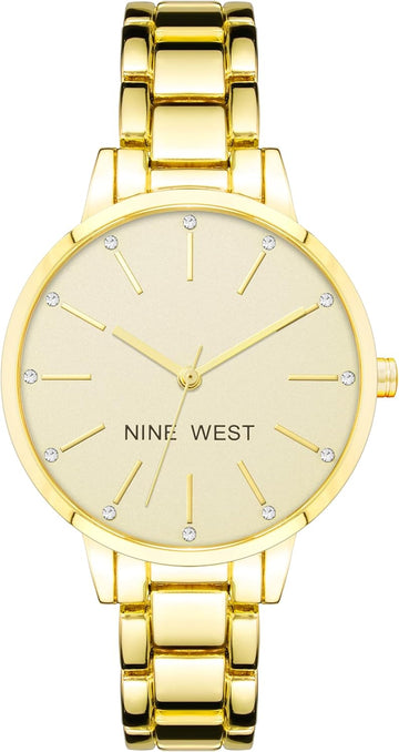 Women'S Crystal Accented Bracelet Watch