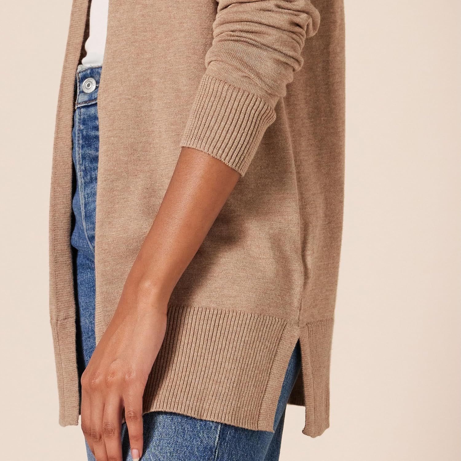 Women'S Lightweight Open-Front Cardigan Sweater (Available in plus Size)