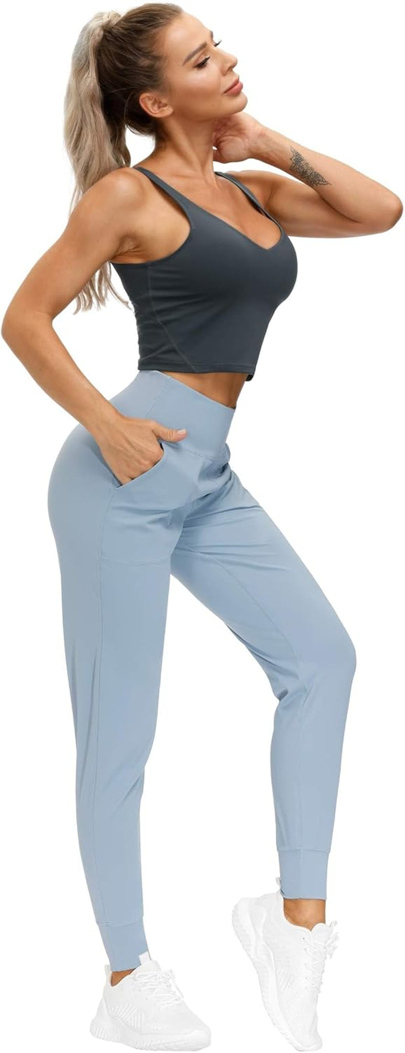 Women'S Joggers Pants Lightweight Athletic Leggings Tapered Lounge Pants for Workout, Yoga, Running