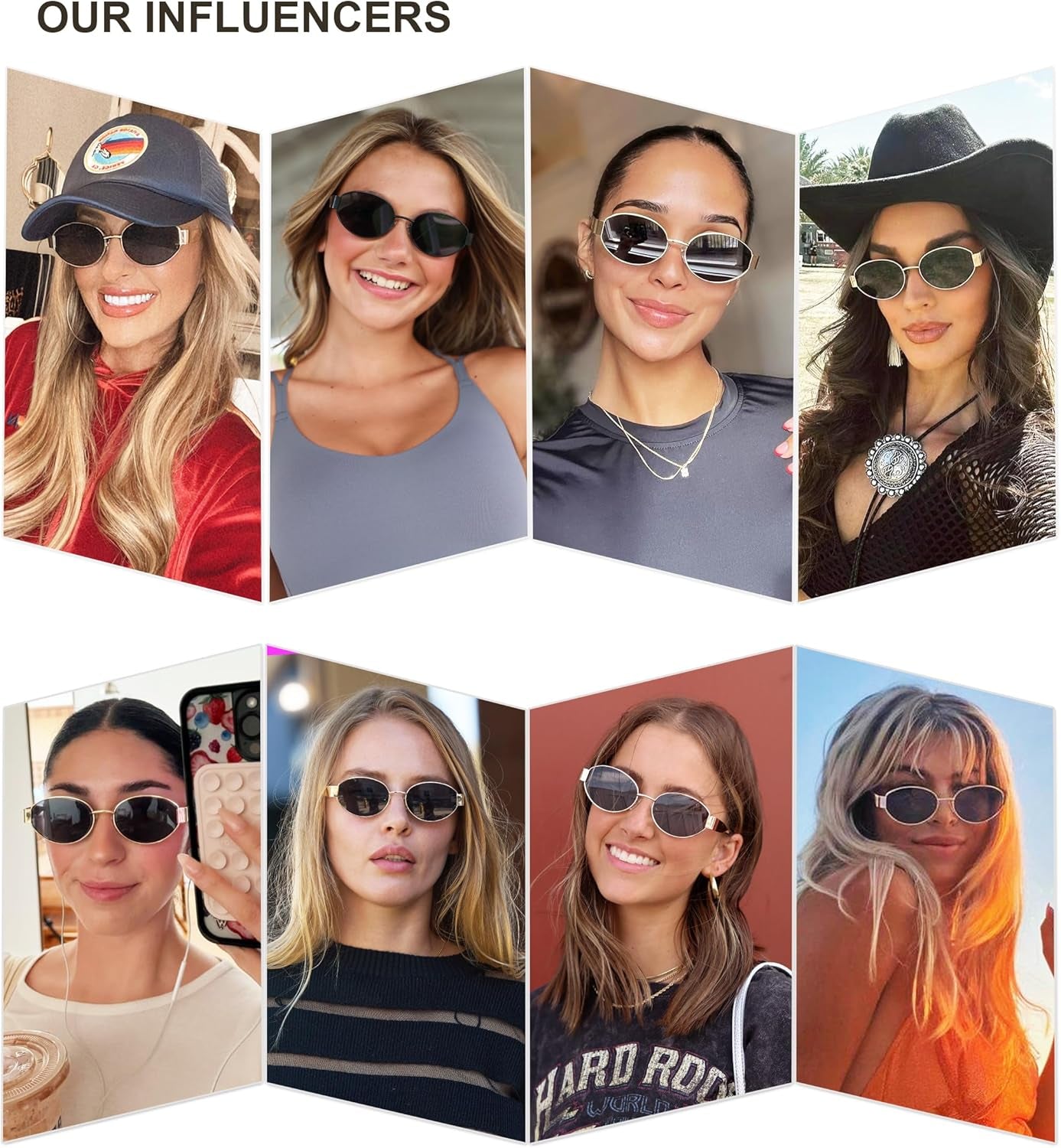 Retro Oval Sunglasses for Women Trendy Classic Shades UV400 Protection SJ1256