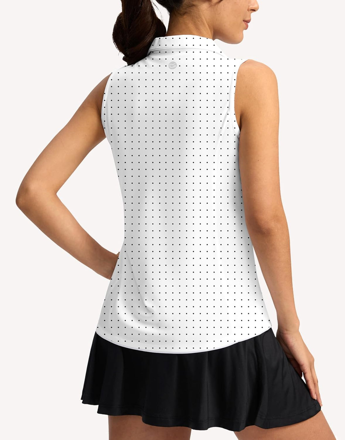 Women'S Golf Shirt Sleeveless Lightweight V Neck Tennis Polo Shirts with Collar Quick Dry Athletic Tops for Women