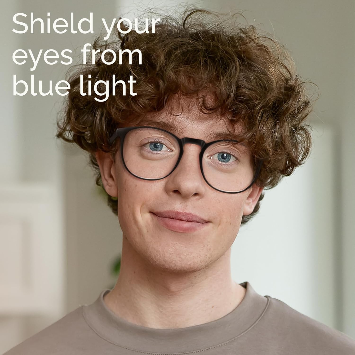 Iconic Blue Light Glasses for Woman - Computer Glasses up to 99% Blue Light Blocking - anti Eyestrain & UV Glare