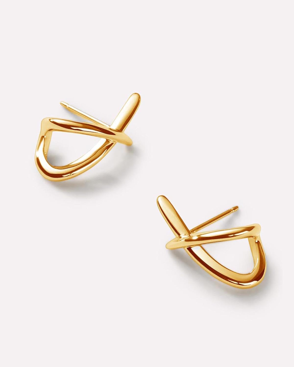 Gold Earrings for Women Trendy,14K Gold Stud Earrings Dainty Earrings Simple Minimalist Gold Earrings Hypoallergenic Earring for Women Gifts