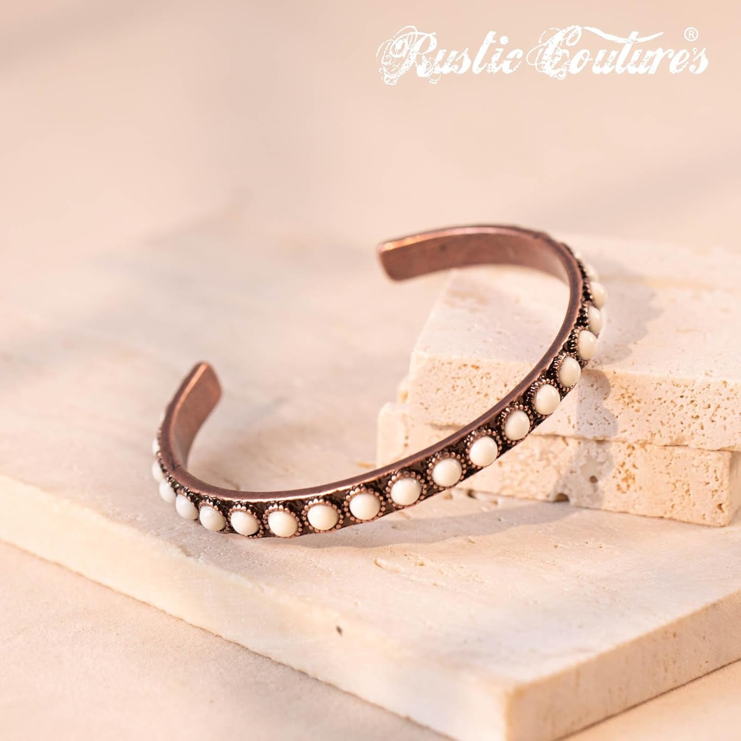 Rustic Couture'S Bohemian Turquoise Cuff Bangle Bracelets for Women Cowgirl