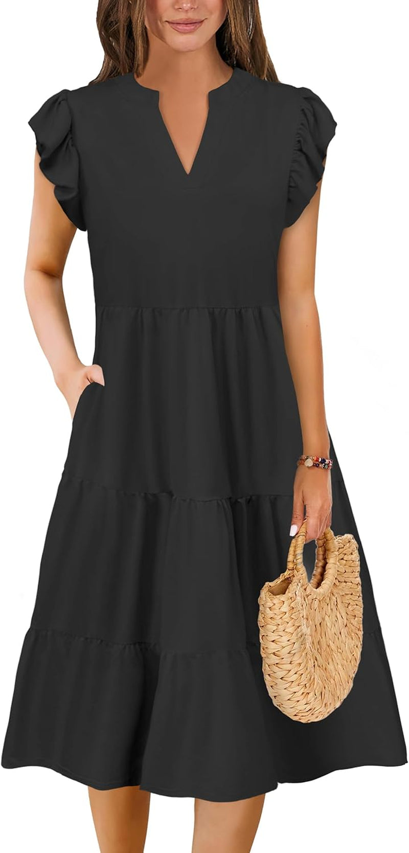 Summer Dresses for Women 2025 Elegant Classy Casual plus Size Spring Midi Fashion Dress S-XXL