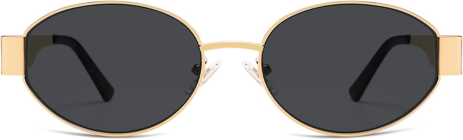 Retro Oval Sunglasses for Women Trendy Classic Shades UV400 Protection SJ1256