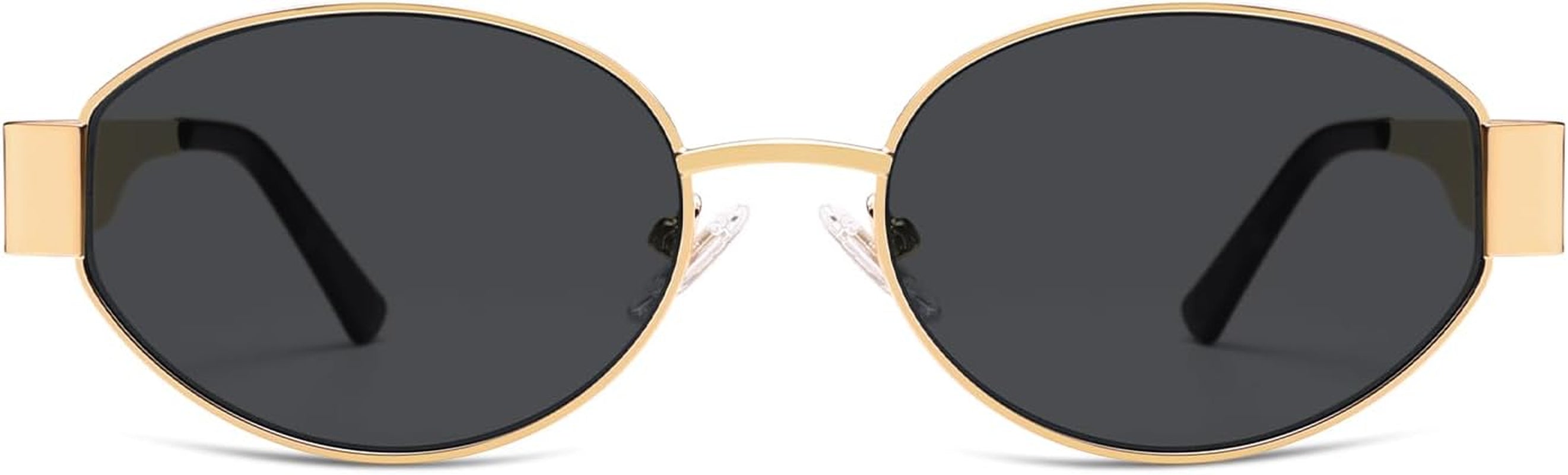 Retro Oval Sunglasses for Women Trendy Classic Shades UV400 Protection SJ1256