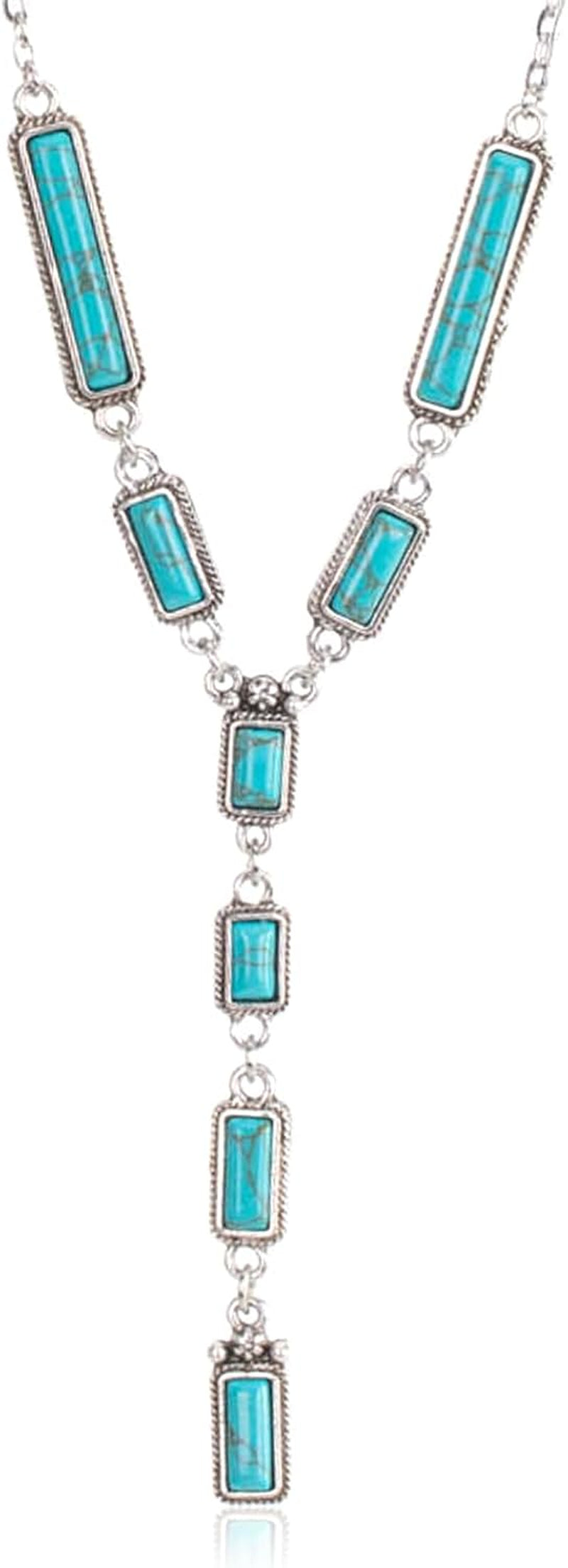 Rustic Couture'S Western Turquoise Necklace Jewelry for Women Cowgirl Vintage Necklace