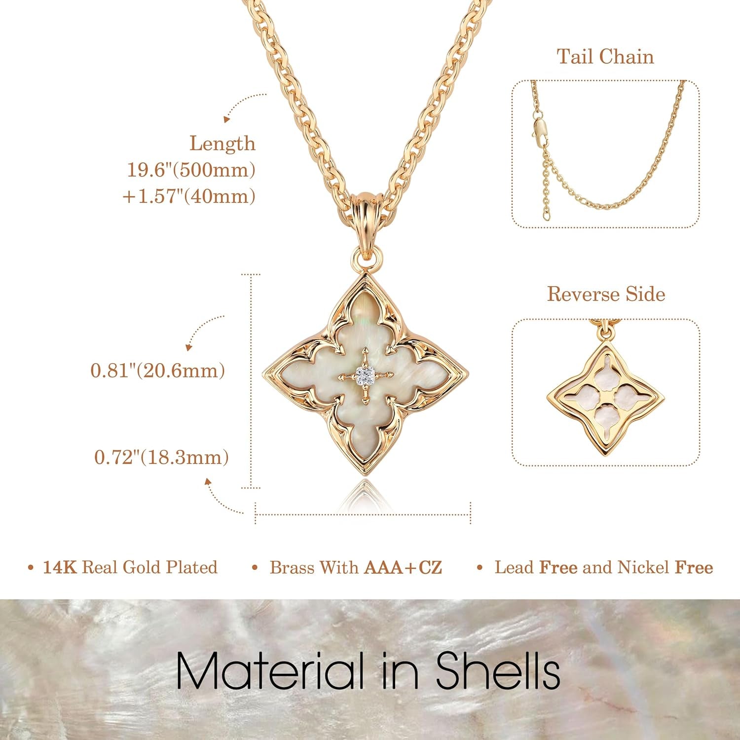 Gold Clover Necklace for Women Dainty 14K Gold Plated CZ Pendant Necklace Adjustable Chain Choker Charm Colorful Clover Pendant Lucky Necklaces for Women Jewelry