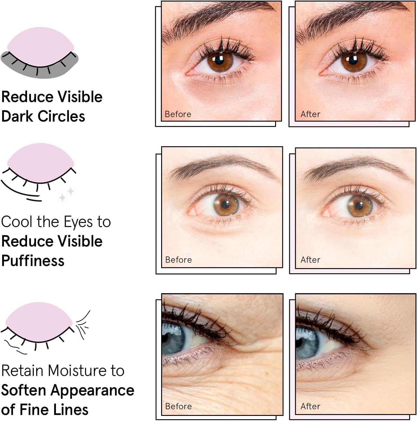 Award Winning under Eye Mask - Travel Essentials - Birthday Gifts for Women - Gel Eye Patches for Dark Circles, Puffy Eyes, Wrinkles, Undereye Bags - Vegan - Self Care (24 Pairs, Gold)