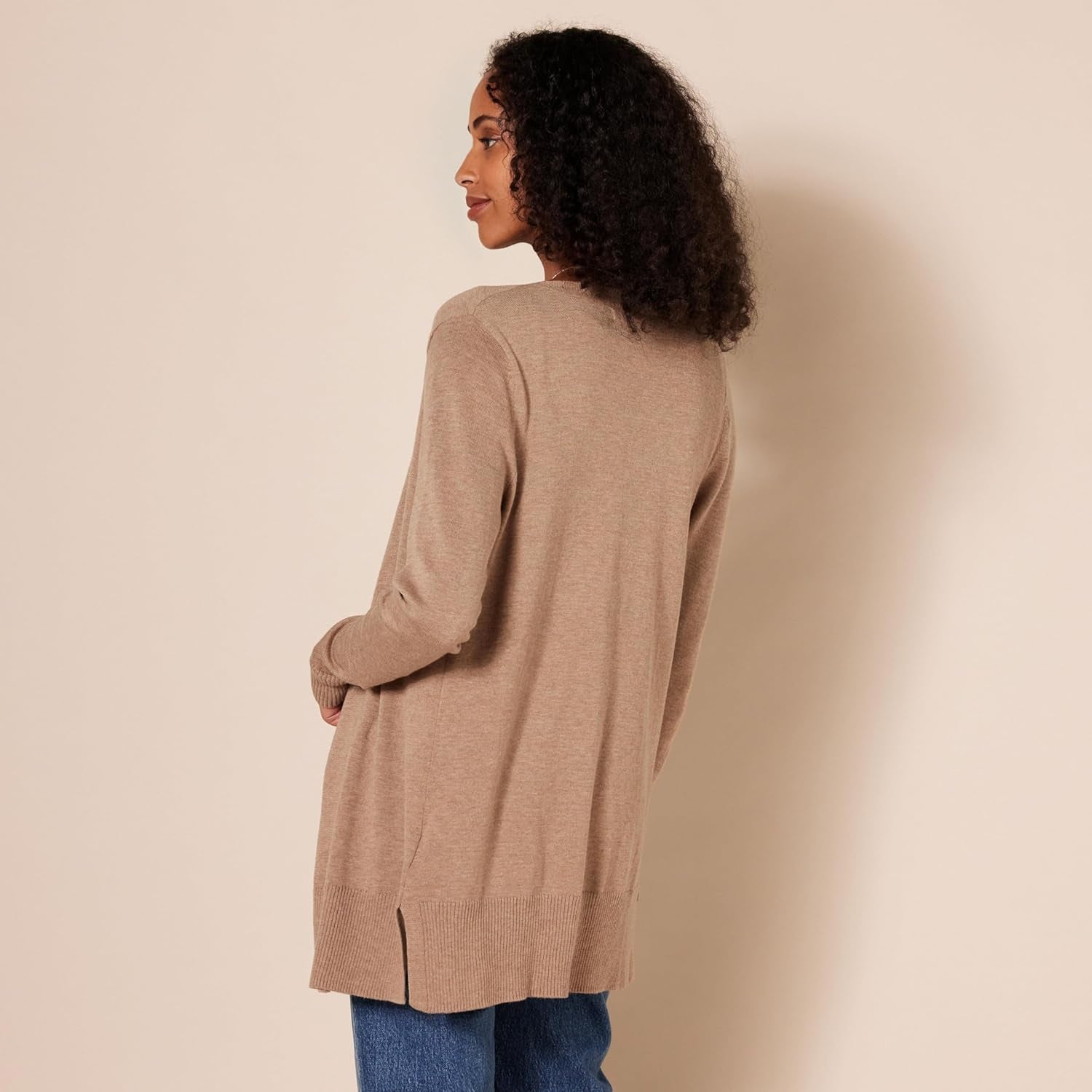 Women'S Lightweight Open-Front Cardigan Sweater (Available in plus Size)