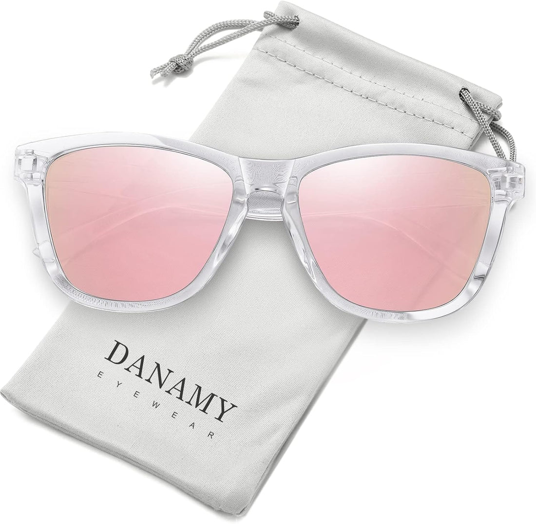 Sunglasses Womens Polarized Sunglasses for Women Trendy Designer Mirrored UV400 Protection Sun Glasses