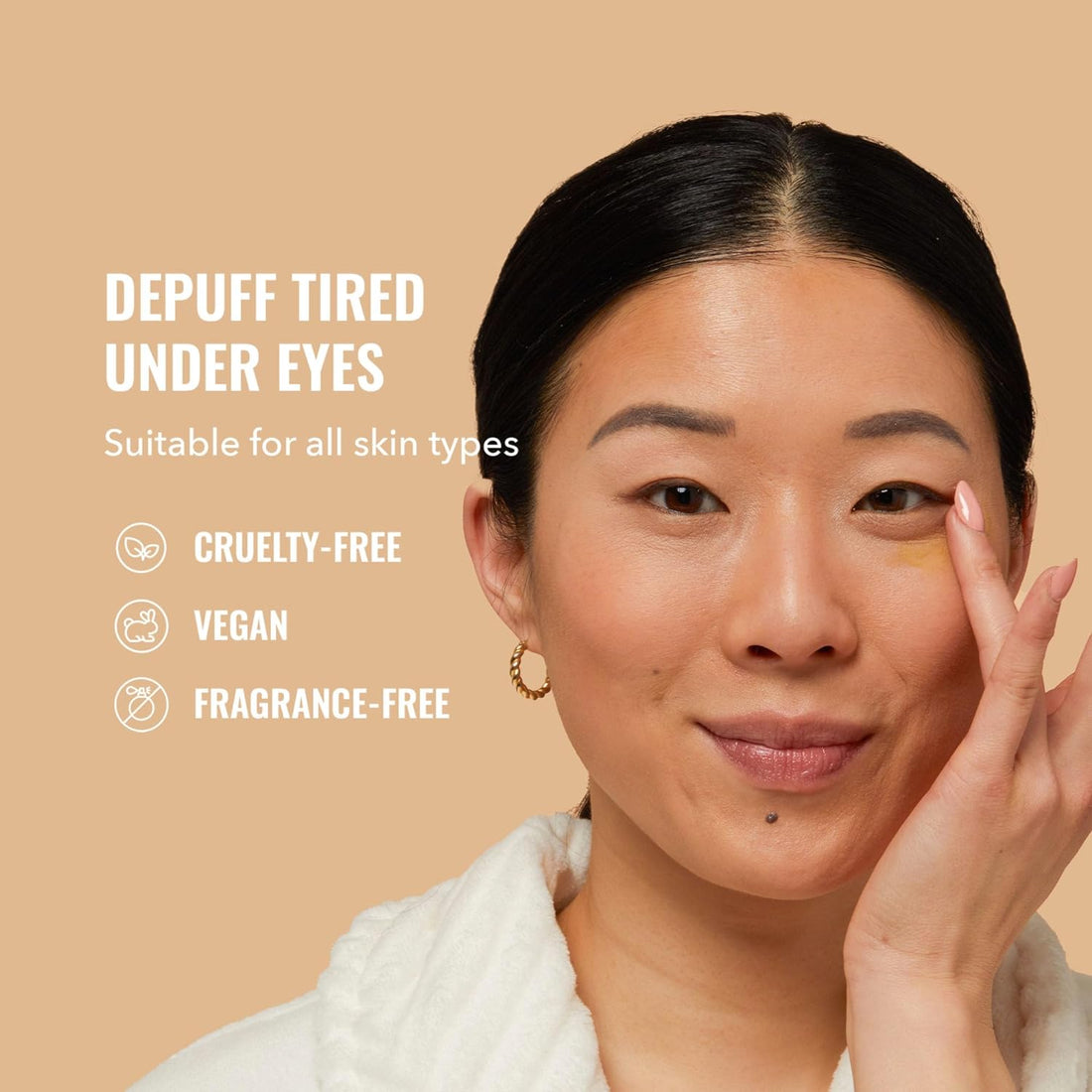 Yerba Mate Wake up Eye Gel - Hydrating under Eye Gel Cream with Hyaluronic Acid and Caffeine - Target Dark Circles and Puffiness - Skin Care for Face