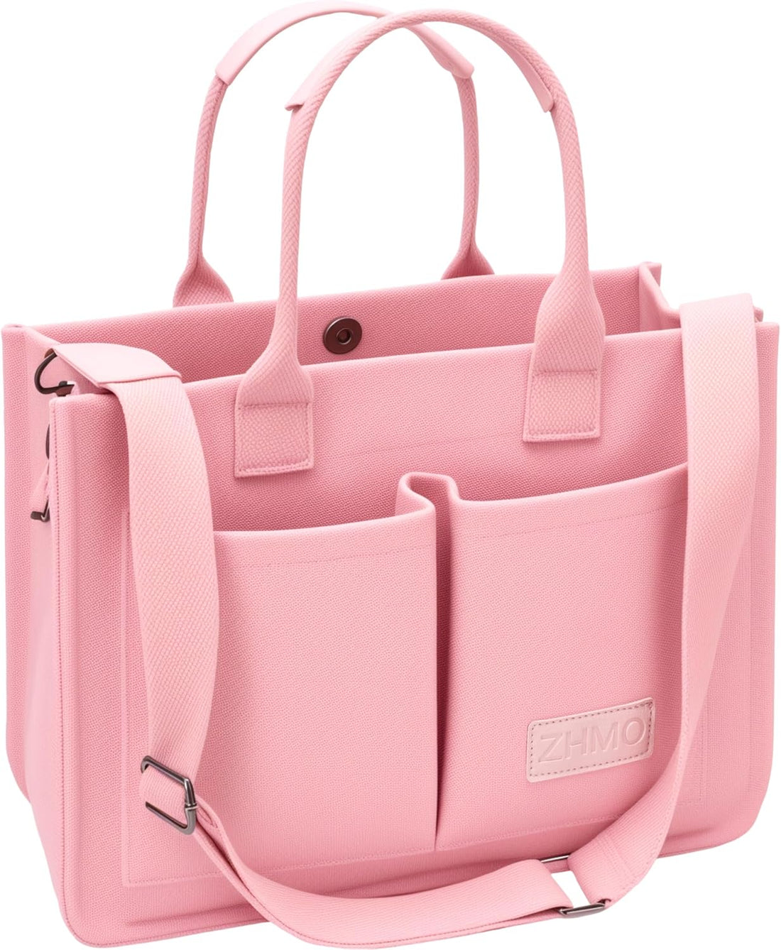 Tote Bag for Women with Compartments,Large Canvas Tote Women'S Purse Crossbody Bags Work Laptop Book Bag Satchels Handbags