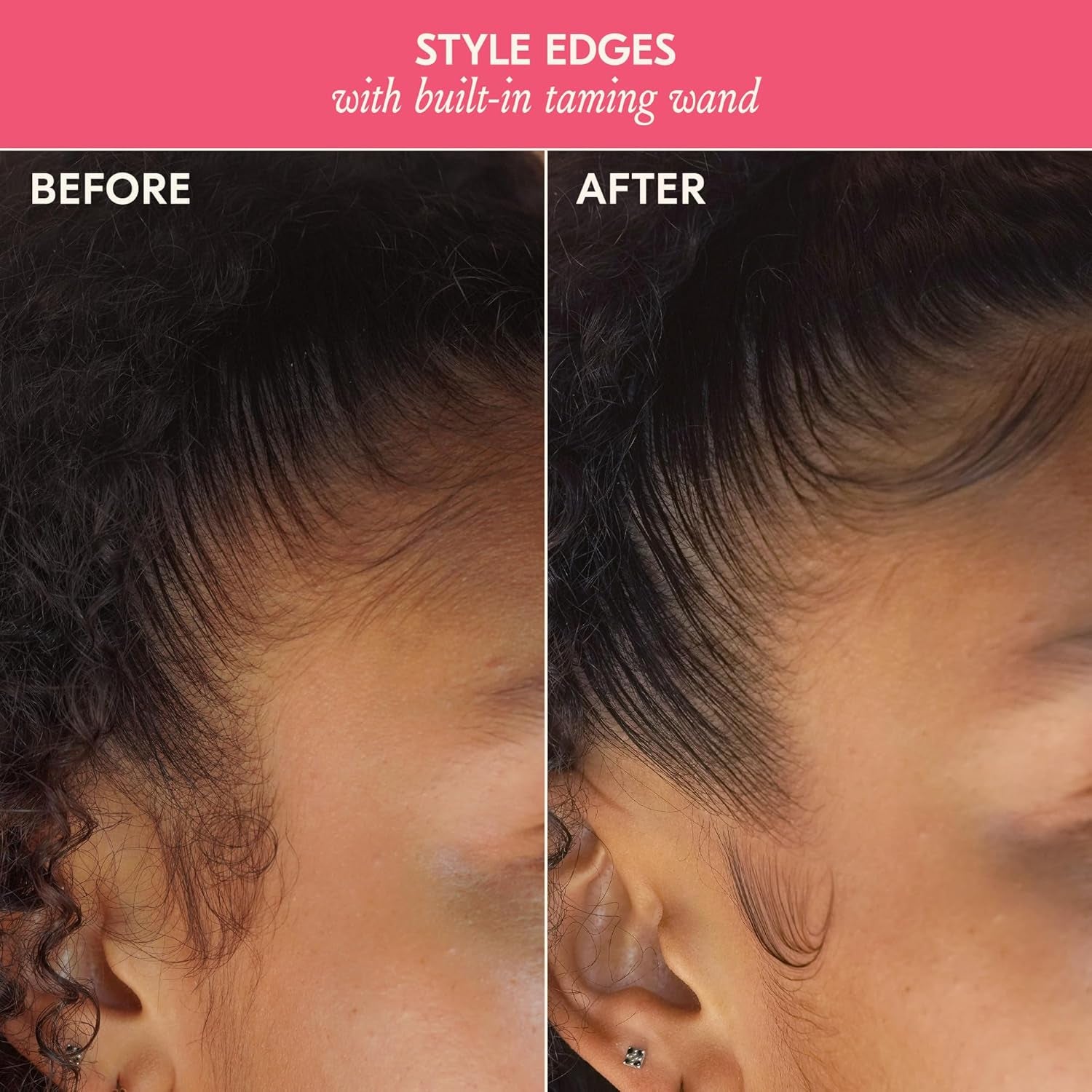 Hair Cactus Fruit 3-In-1 Styling Cream & Taming Wand - Tame Flyaways, Smooth Frizz, Style Edges (0.6 Oz.)