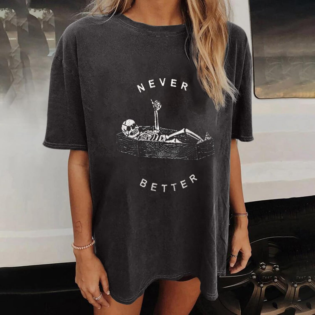 Vintage Shirts for Women Cute Graphic Tee Spring Short Sleeve Tops Oversized Tshirts Teen Aesthetic Clothing
