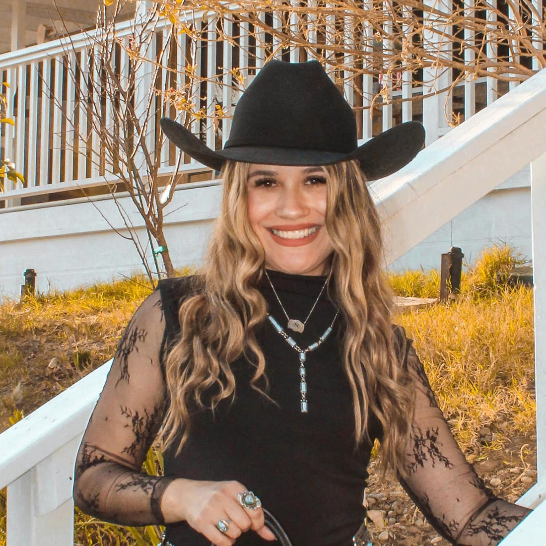 Rustic Couture'S Western Turquoise Necklace Jewelry for Women Cowgirl Vintage Necklace