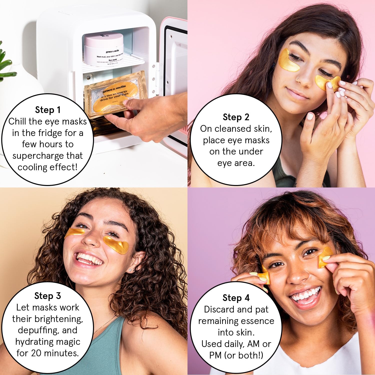 Award Winning under Eye Mask - Travel Essentials - Birthday Gifts for Women - Gel Eye Patches for Dark Circles, Puffy Eyes, Wrinkles, Undereye Bags - Vegan - Self Care (24 Pairs, Gold)