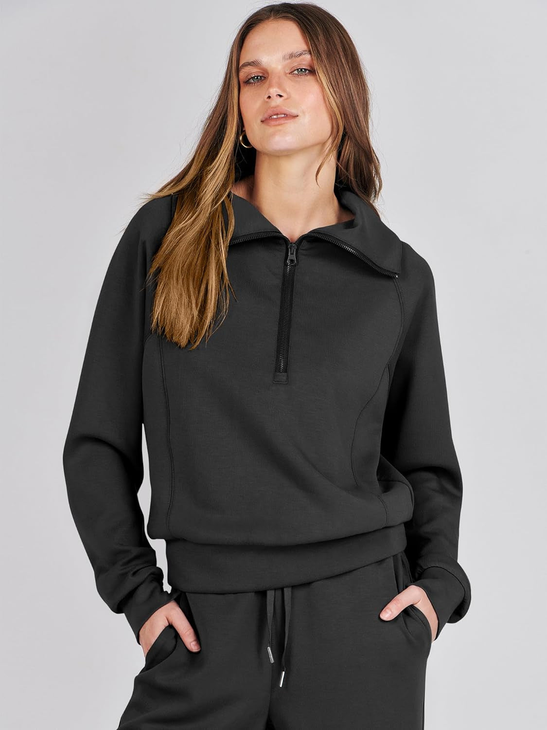 Women 2 Piece Outfits Sweatsuit Oversized Sweatshirt Sweatpants Tracksuit Sweat Lounge Matching Set 2025 Fall Trendy