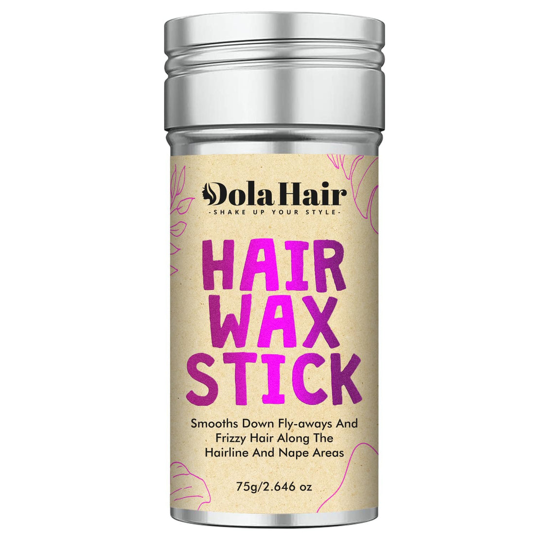 Hair Wax Stick - Flyaway Control and Styling Pomade for Kids, Women, and Men - Hair Bun Maker and Accessorie (1 Pack of Wax)
