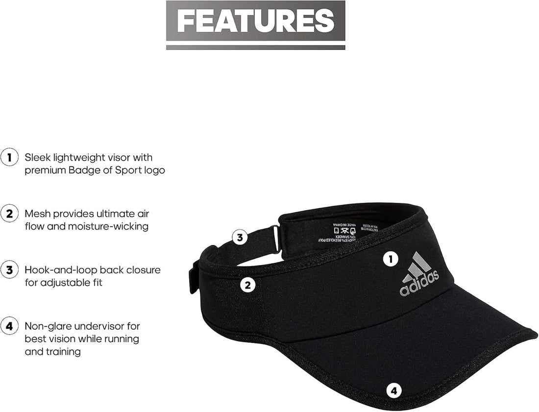 Superlite, Sun Visor Hat for Women, Sport Performance, Outdoor Activities