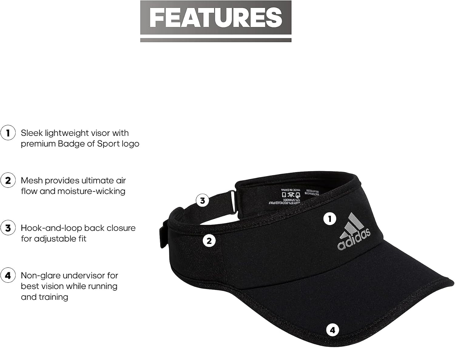 Superlite, Sun Visor Hat for Women, Sport Performance, Outdoor Activities