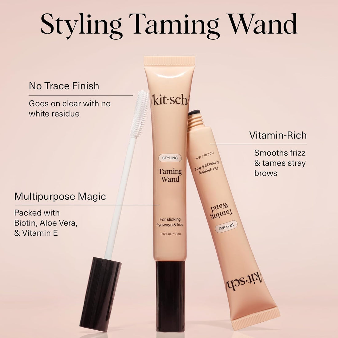 Fly Away Stick for Hair - Edge Control Stick for Flyaways, Baby Hairs & Bangs - Taming Wand Hair Mascara - Travel Size Styling Essential – 18Ml