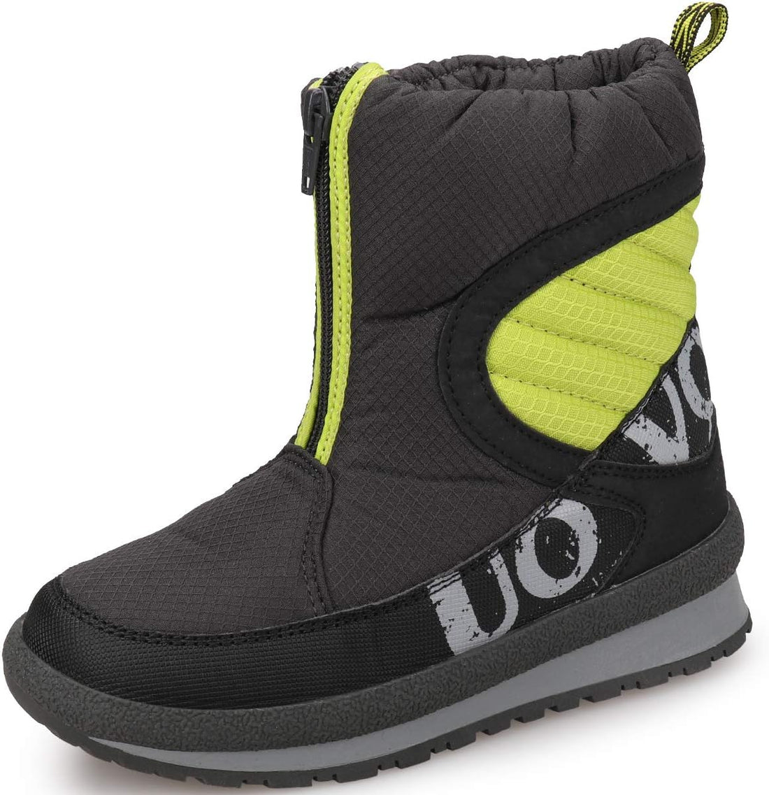 Boys Snow Boots Boys Boots Winter Boots for Kids Waterproof Winter Snow Boots for Boys Warm Slip Resistant Outdoor (Little Boys/Big Boys) Dark Gray9955 6 Big Kid
