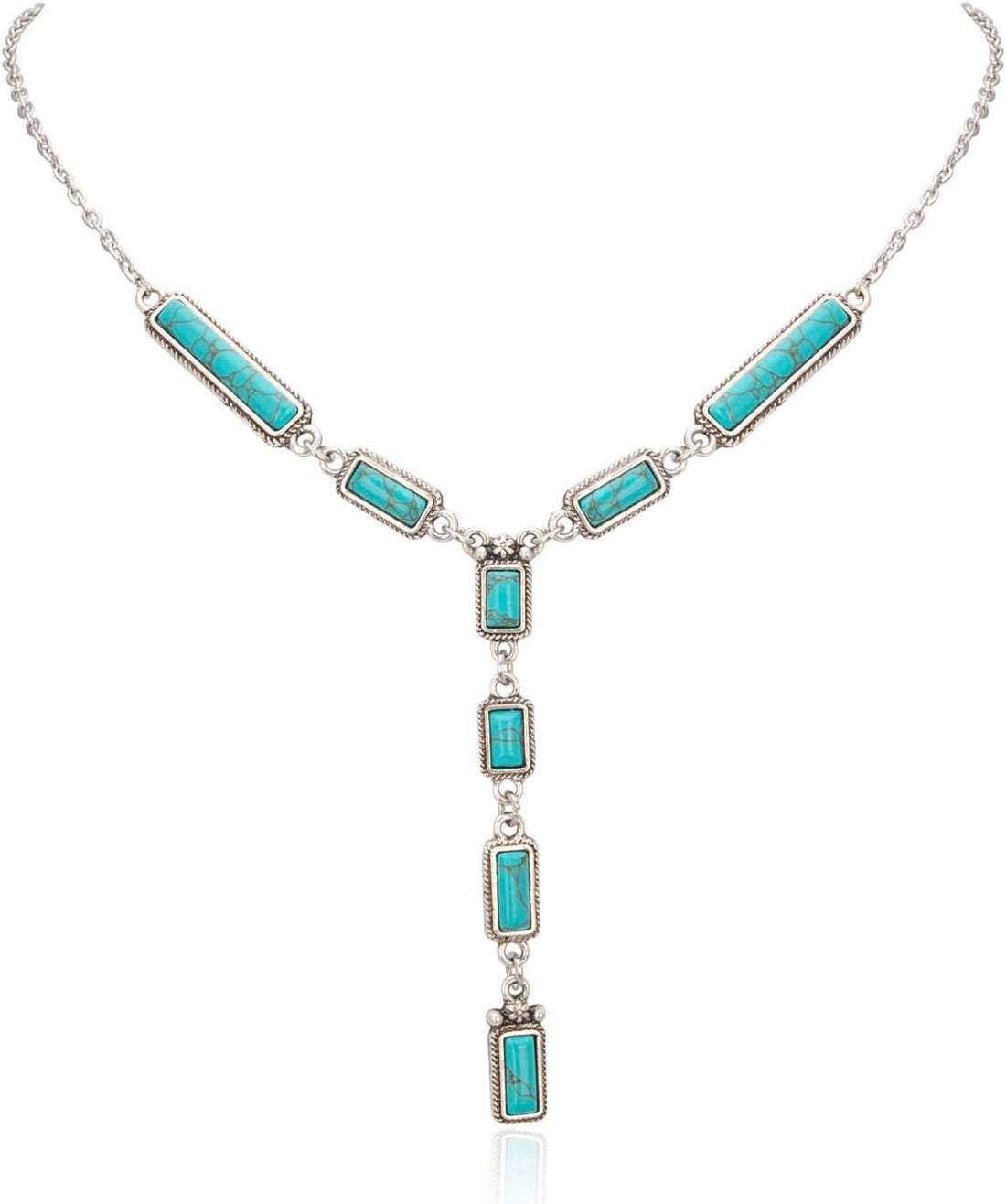 Rustic Couture'S Western Turquoise Necklace Jewelry for Women Cowgirl Vintage Necklace
