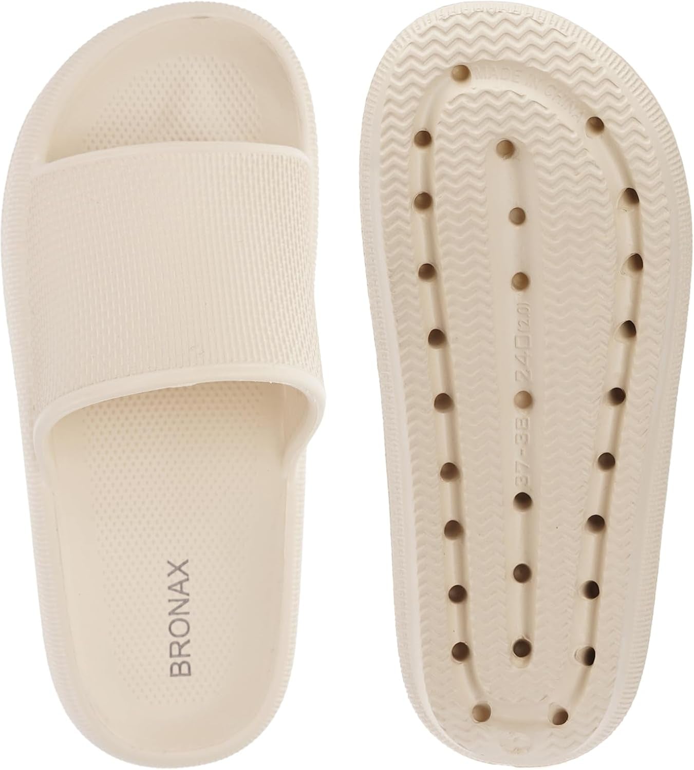 Pillow Slippers for Women and Men | House Slides Shower Sandals | Cushioned Thick Sole